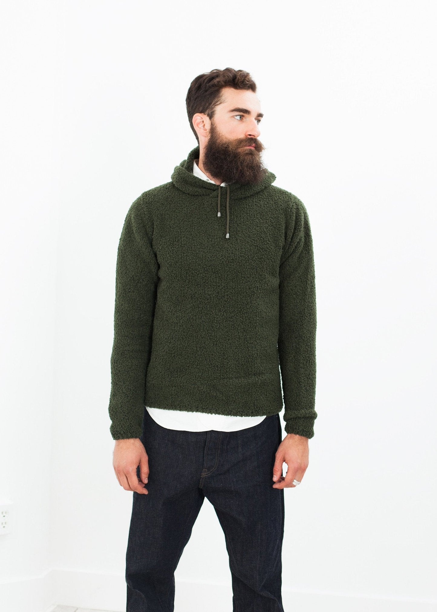 Grizzly-Pullover in Grünfink