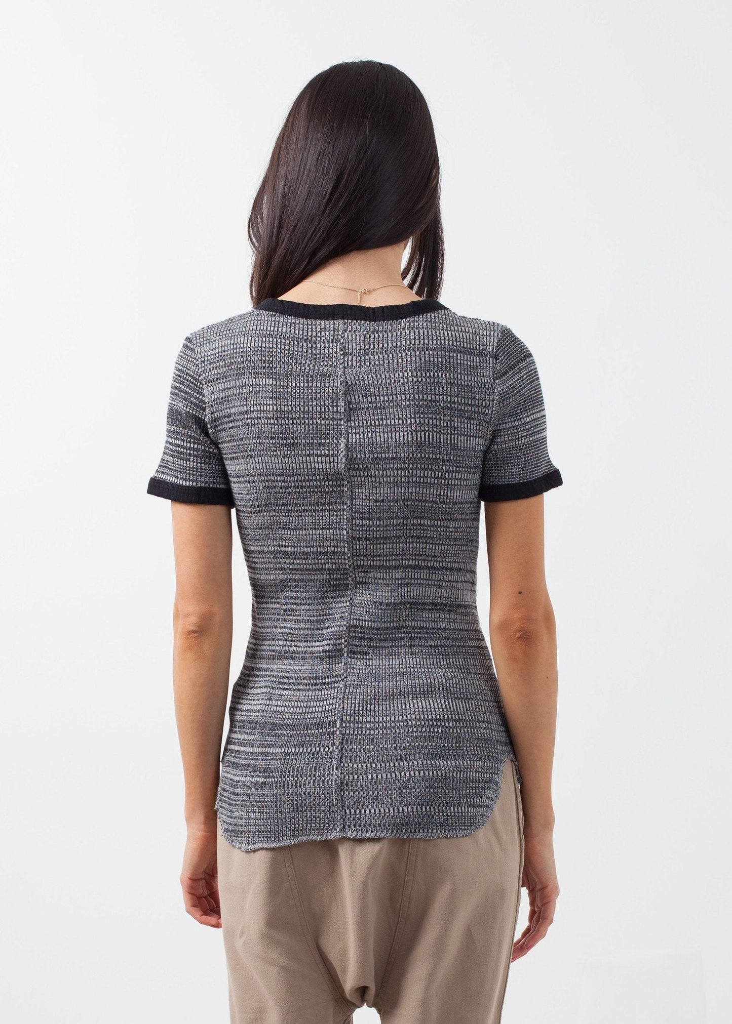 Pull en tricot gaufré