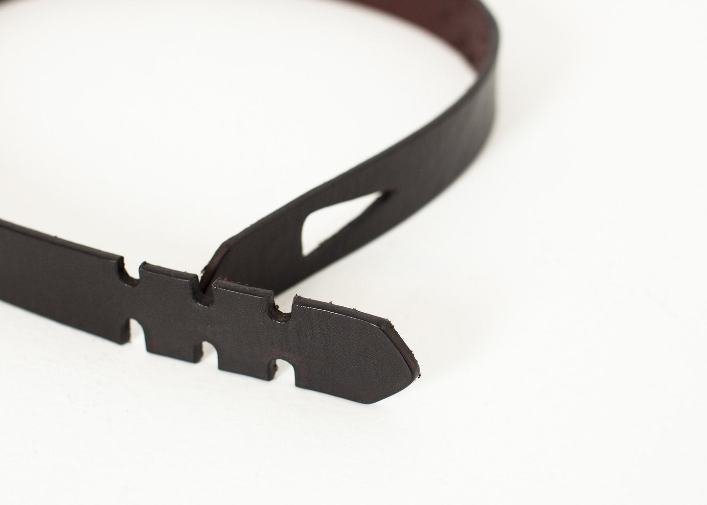 Ceinture sans boucle en noir