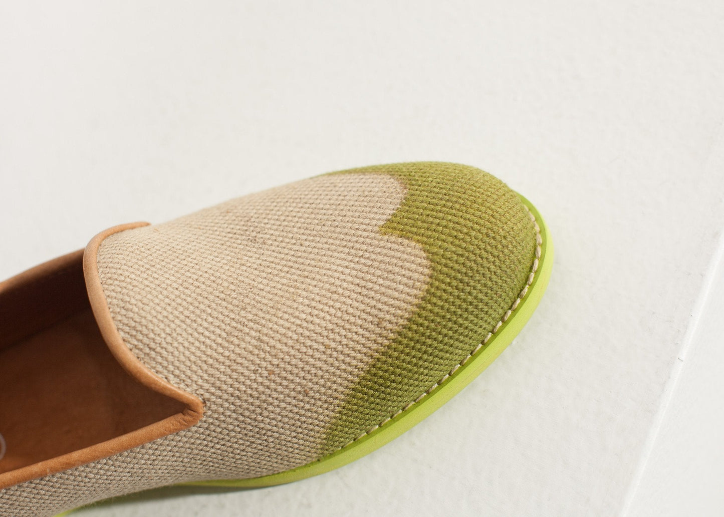 Wingtip-Loafer in Limette