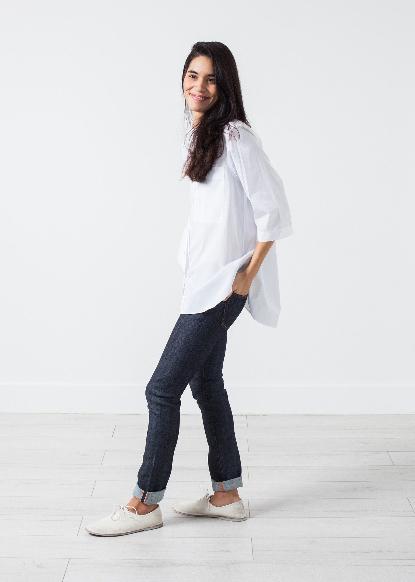 Skinny Stretch Jean i Indigo