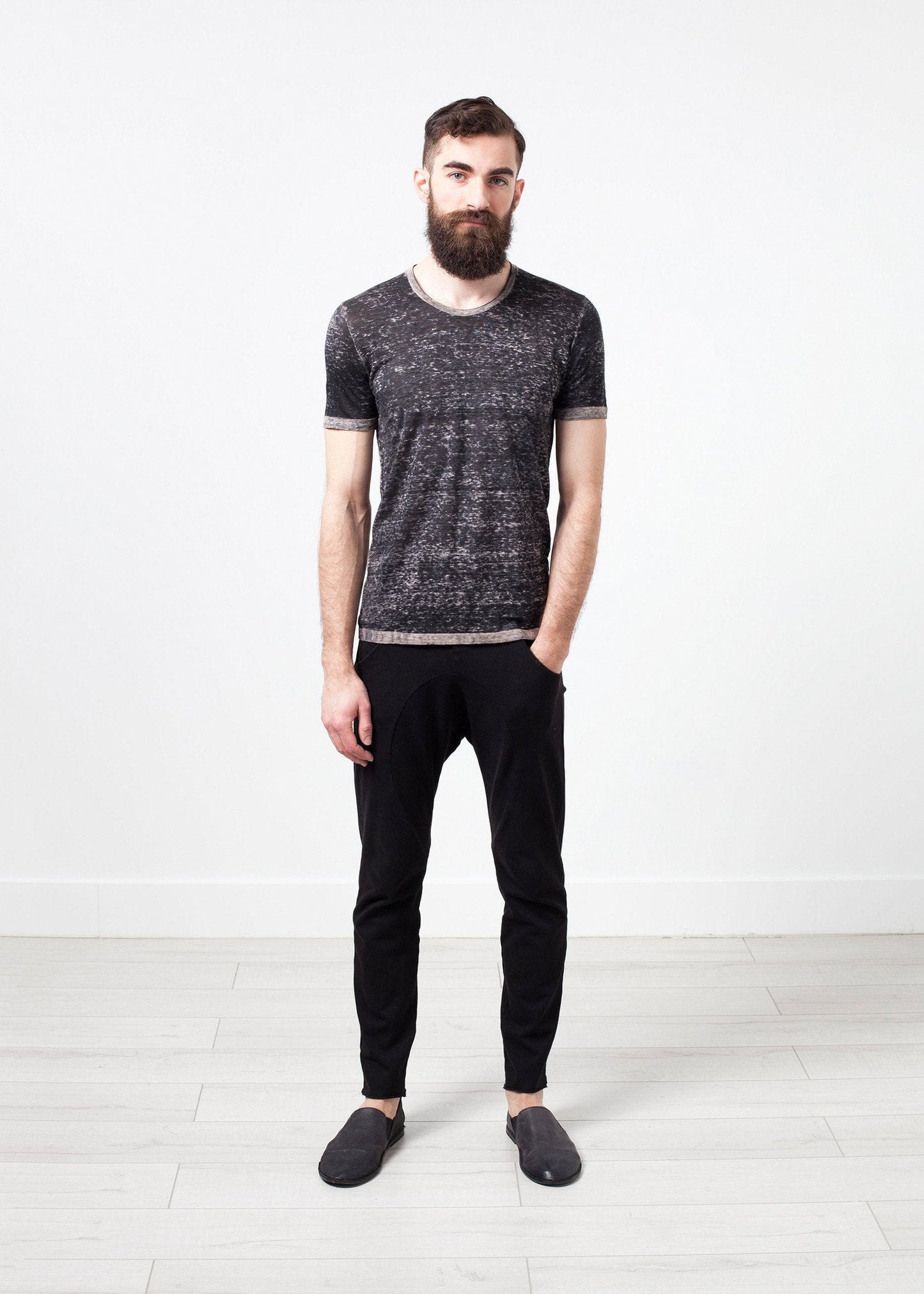 Leinen-T-Shirt in Seil