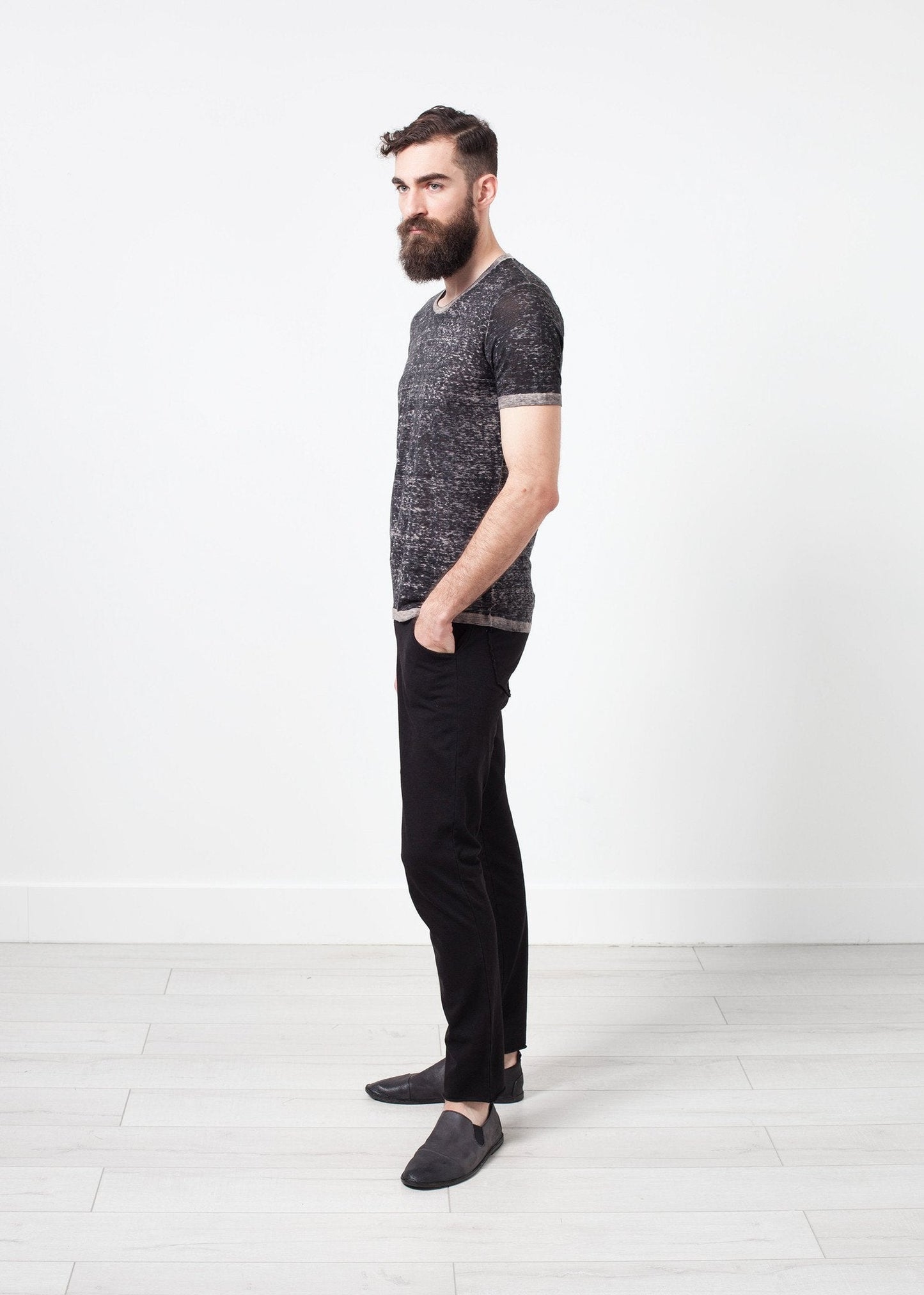 Leinen-T-Shirt in Seil