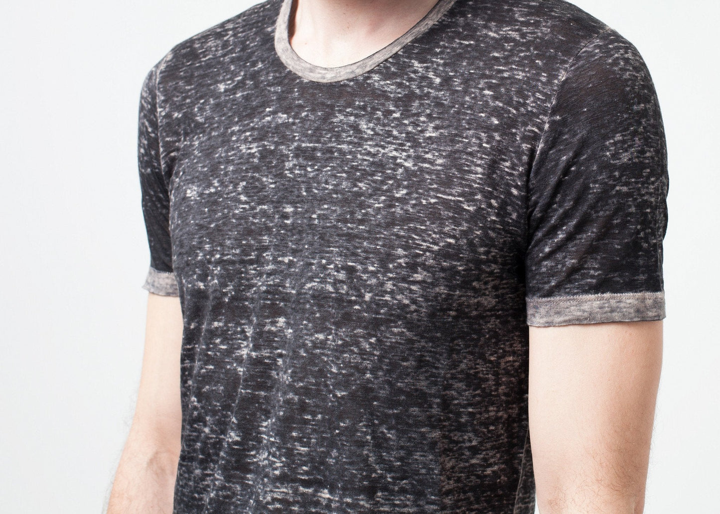 Leinen-T-Shirt in Seil