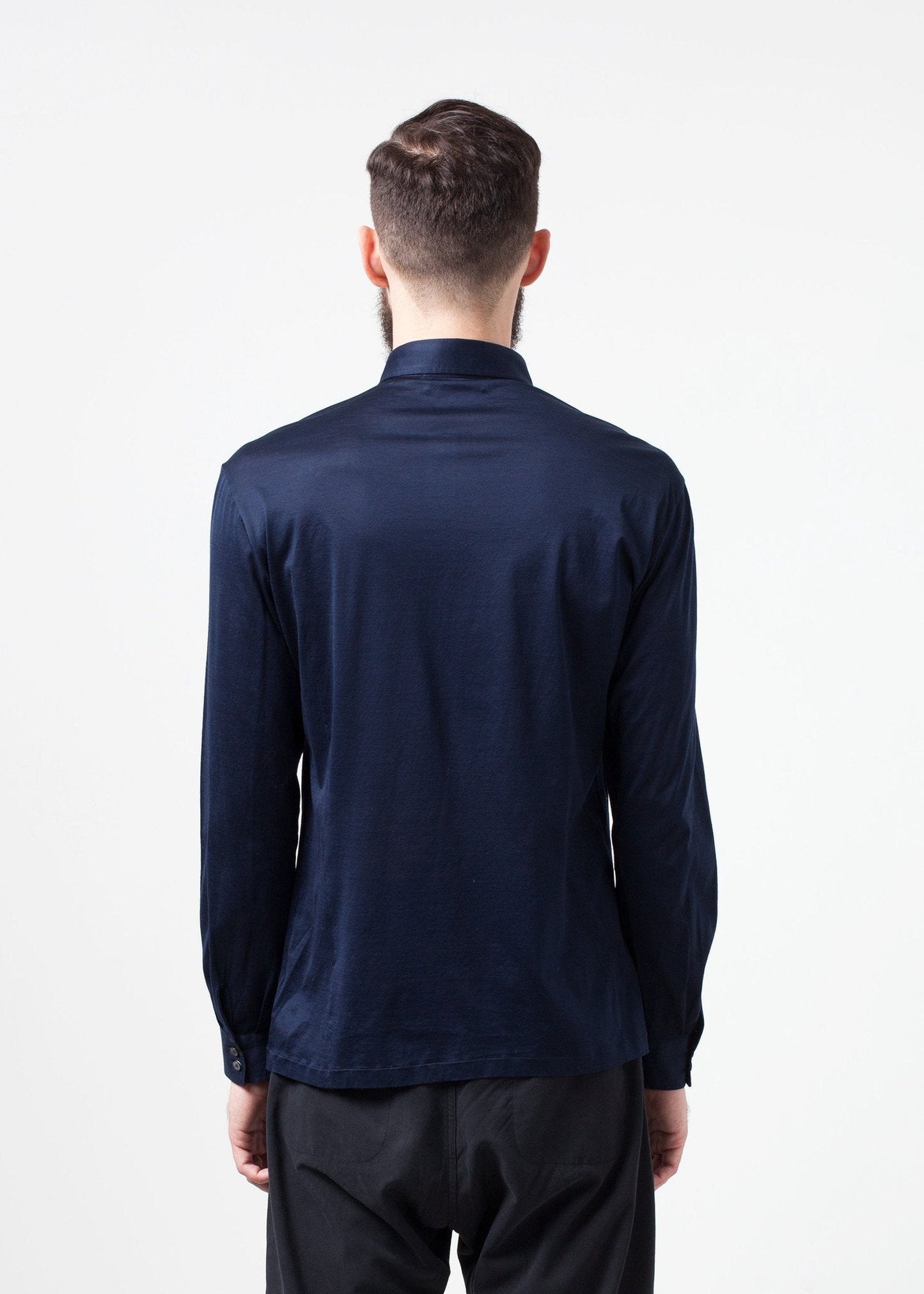 Schottland Button-Up in Navy