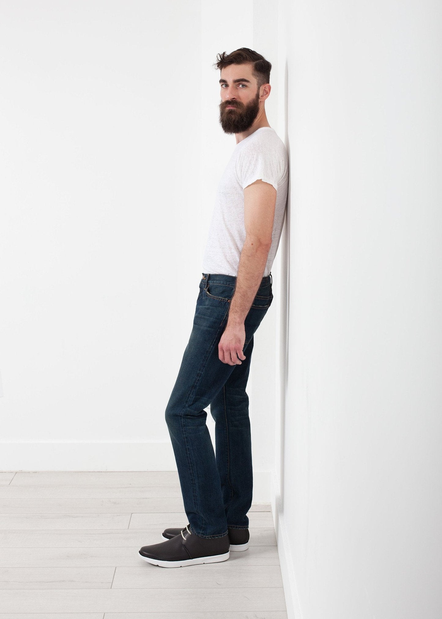 Jeans slim fit in indaco