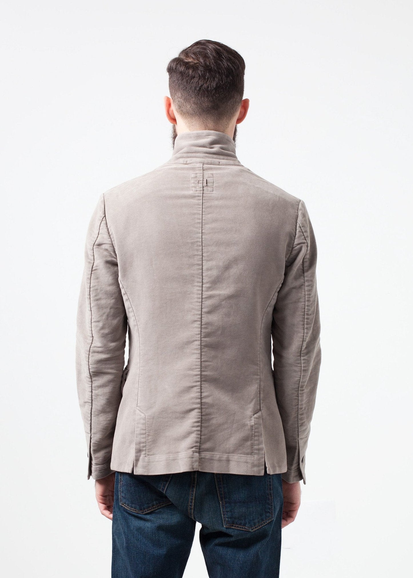 Zepo Blazer aus gebürsteter Baumwolle