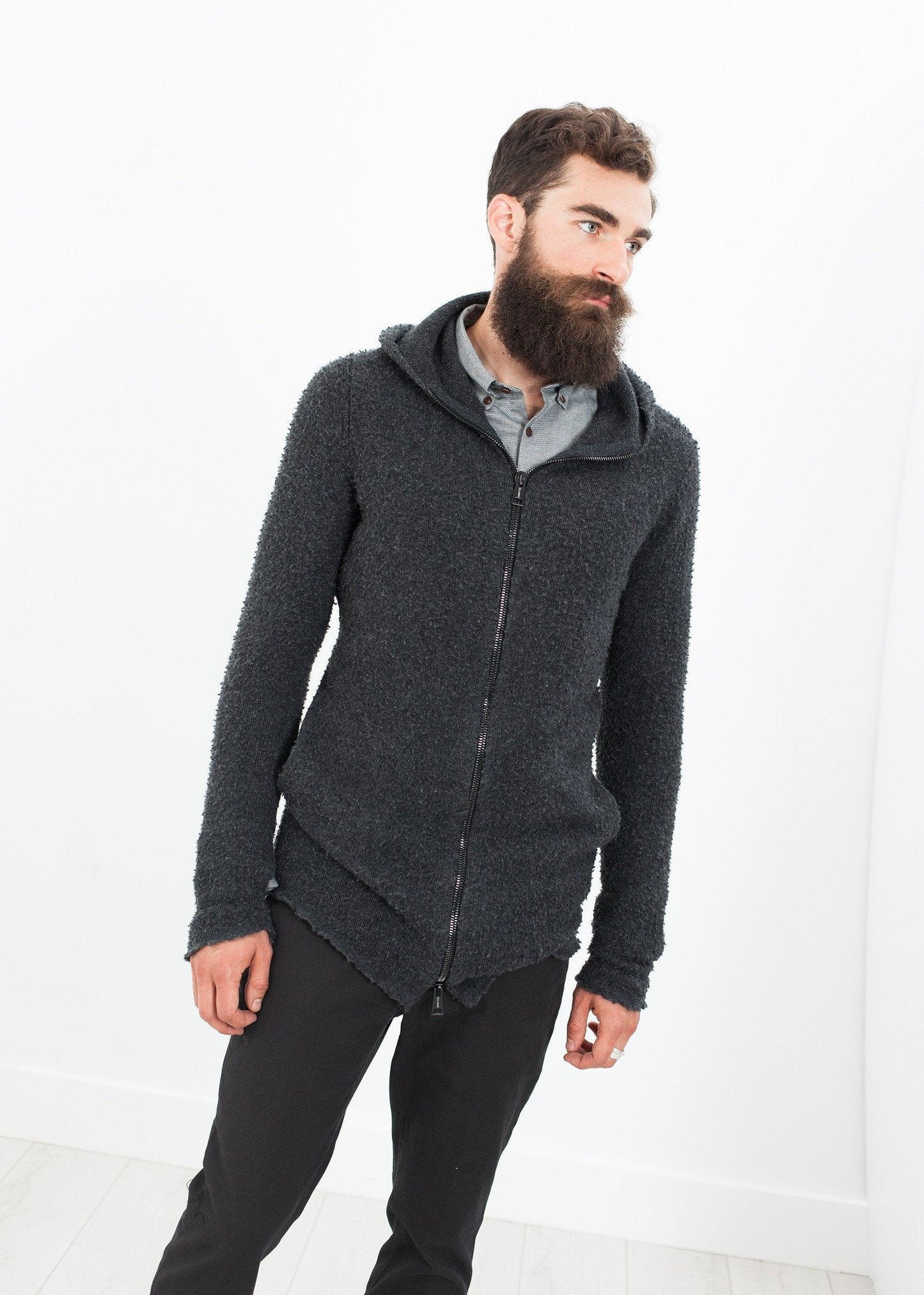 Pull zippé Pill en anthracite