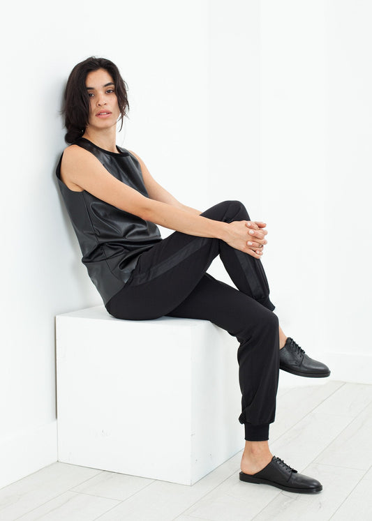 PANTALON CAMILIAH EN NOIR