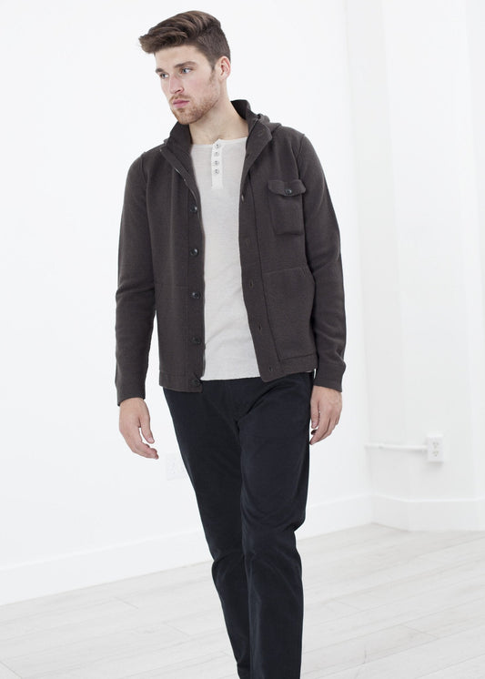 Blouson Hubbard en vert foncé