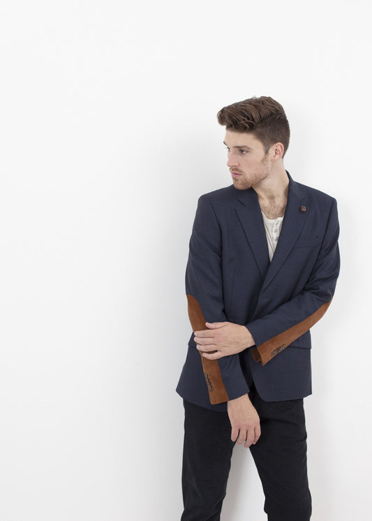 Blazer bas Swift en bleu marine