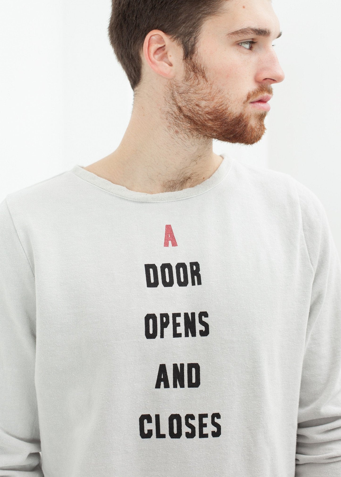 Sweat vintage en gris clair