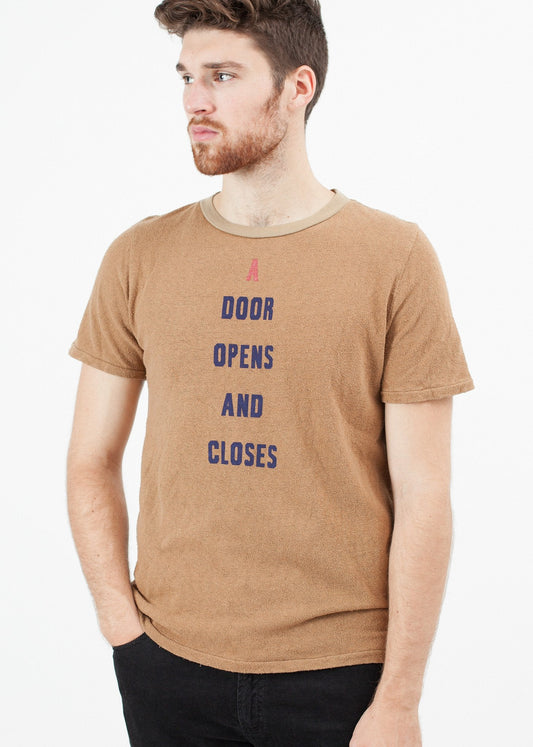 T-shirt vintage en soie en liège