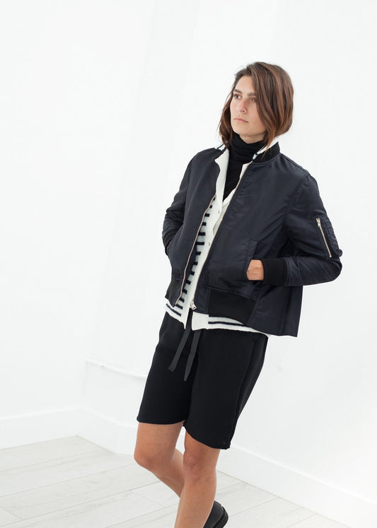 Swing Bomber en Noir