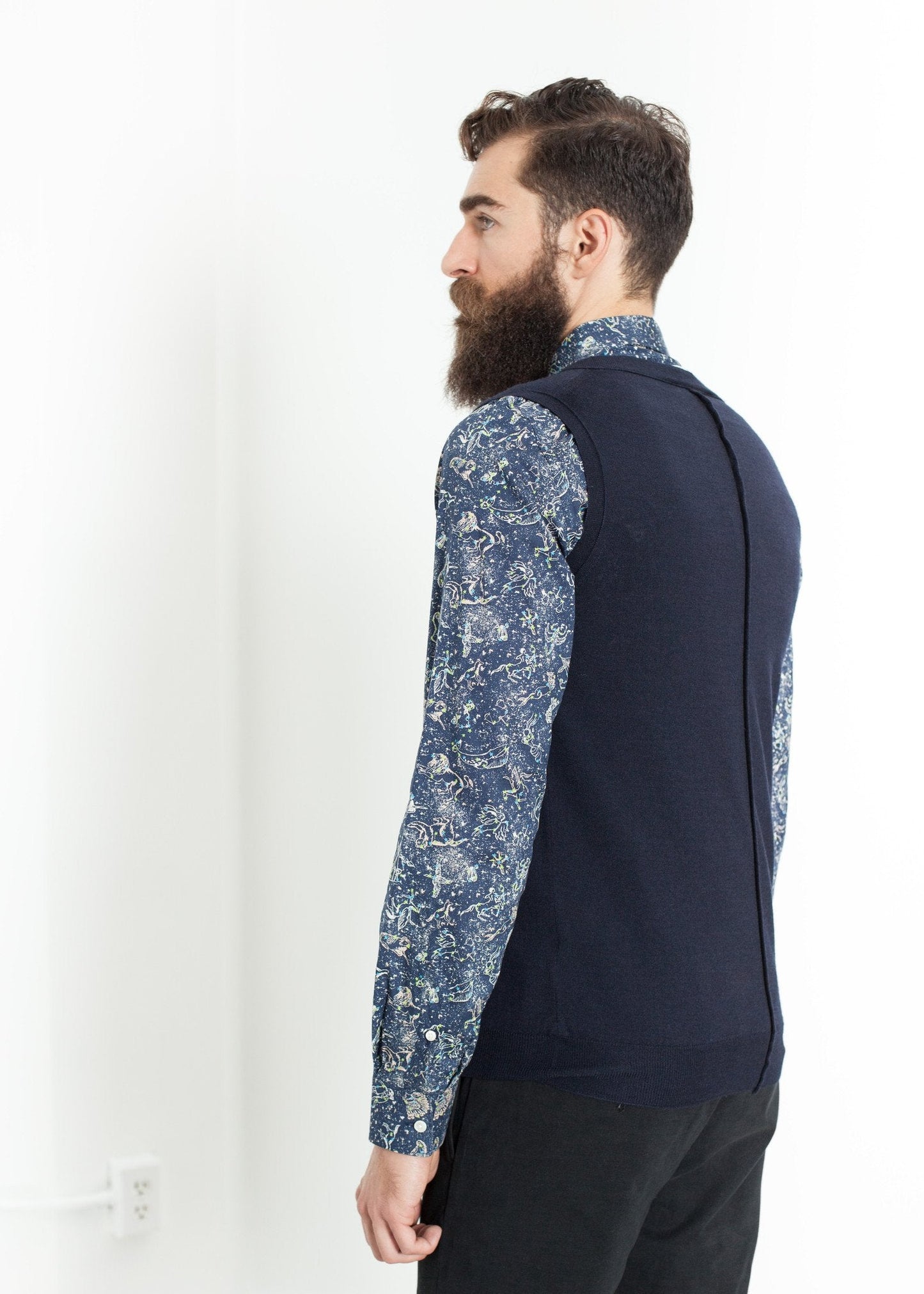 Basic Gilet i Navy