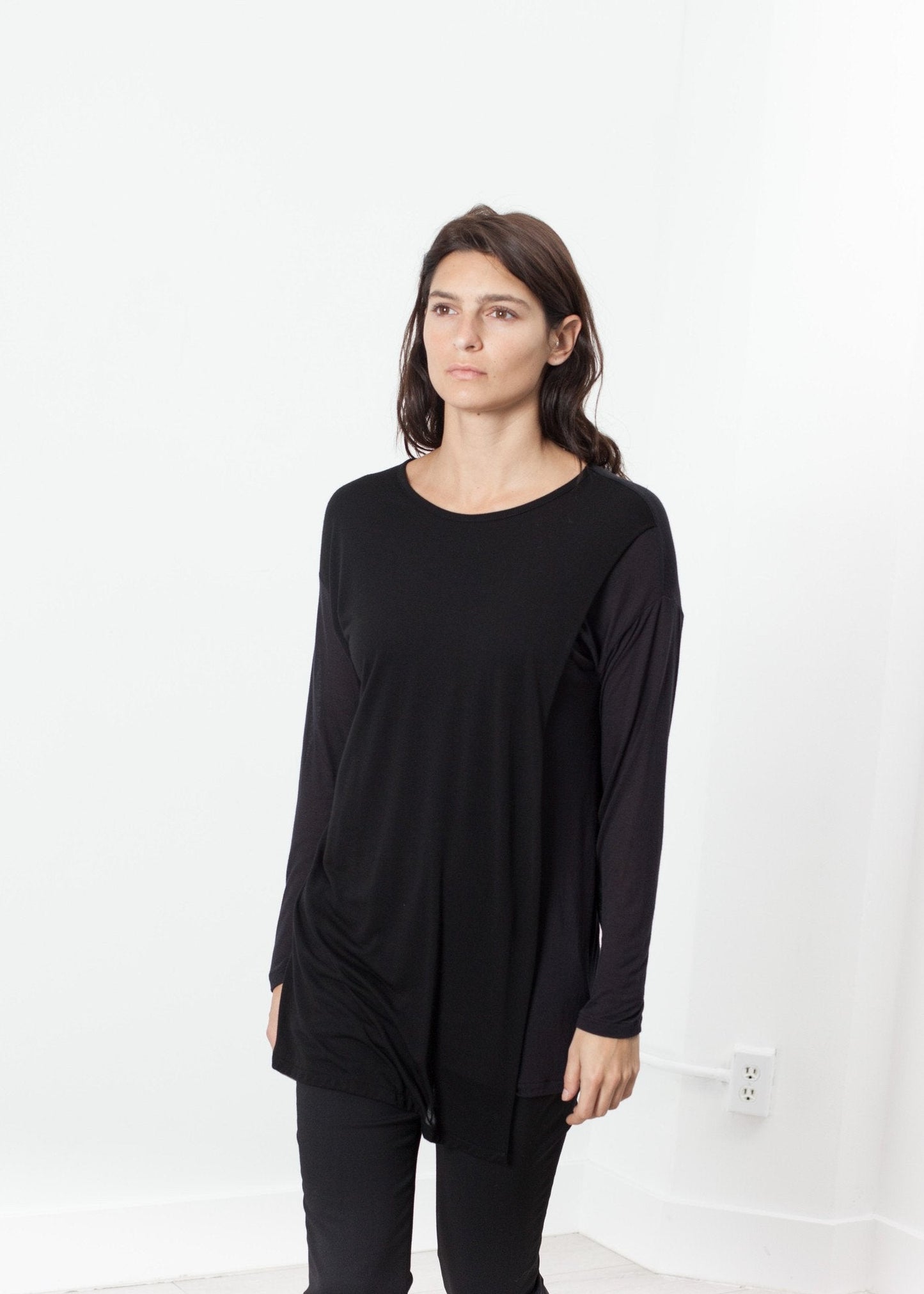 Laurier T-Shirt in Schwarz/Navy
