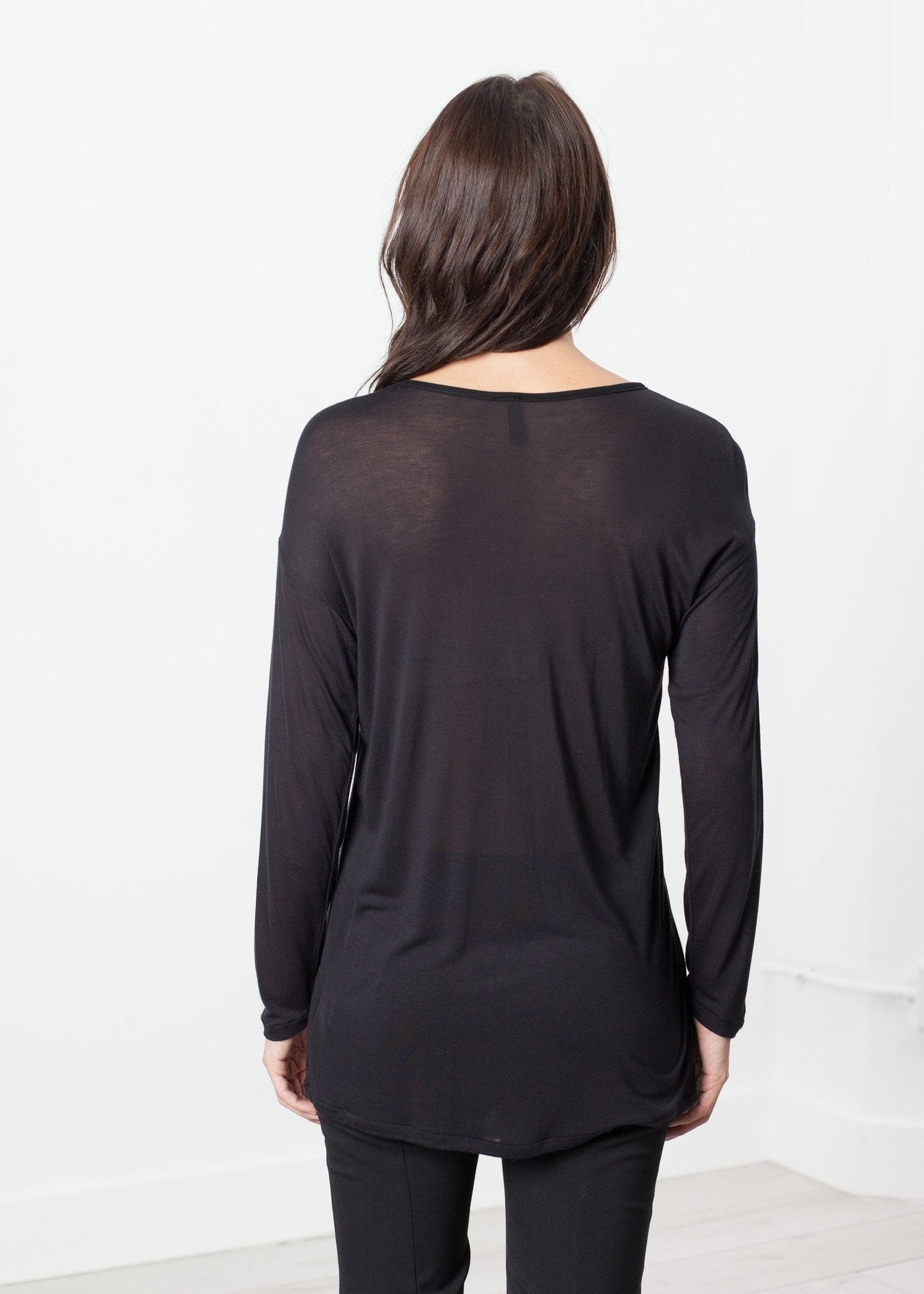 Laurier T-Shirt in Schwarz/Navy