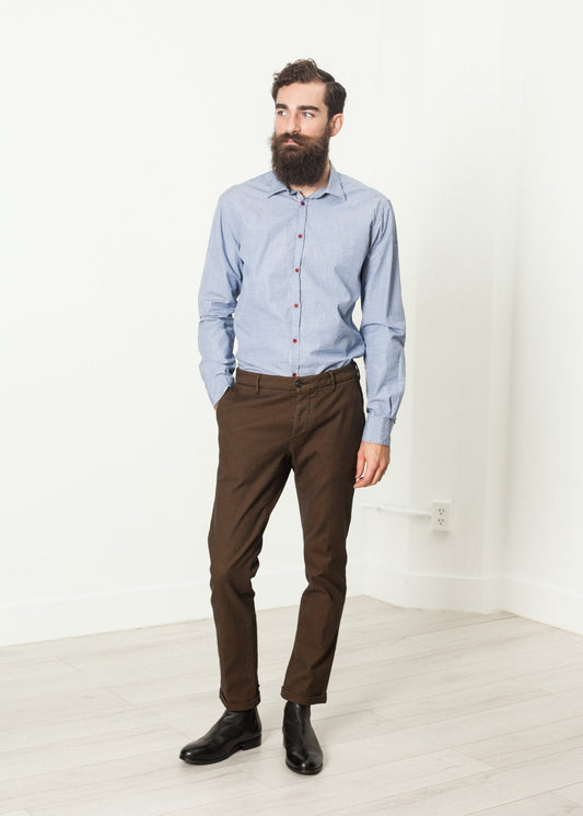PANTALON TISSÉ DE DIAMANTS