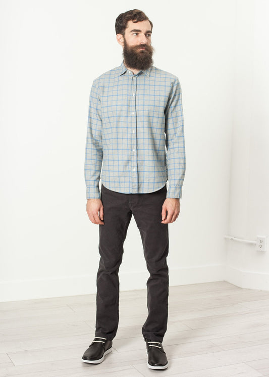 Camisa Paul de Franela Gris