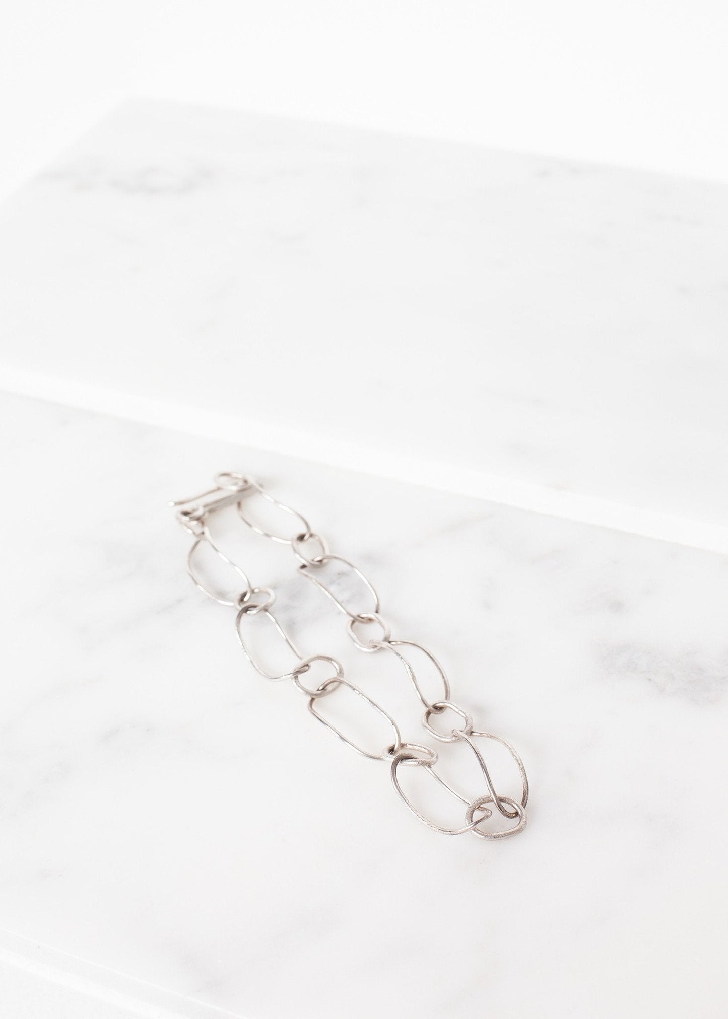 Armband 70 i borrat silver