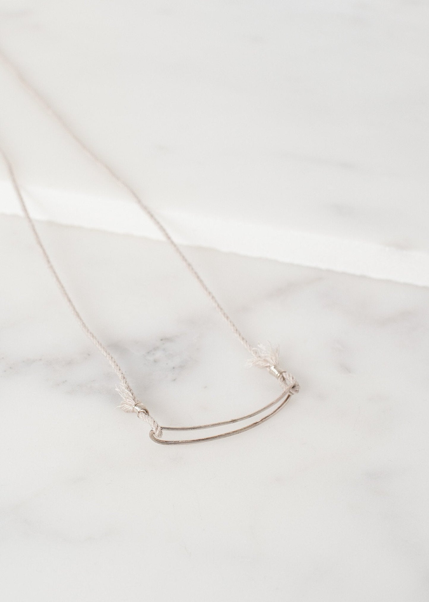 Armband 85 i Grå Siden/Silver