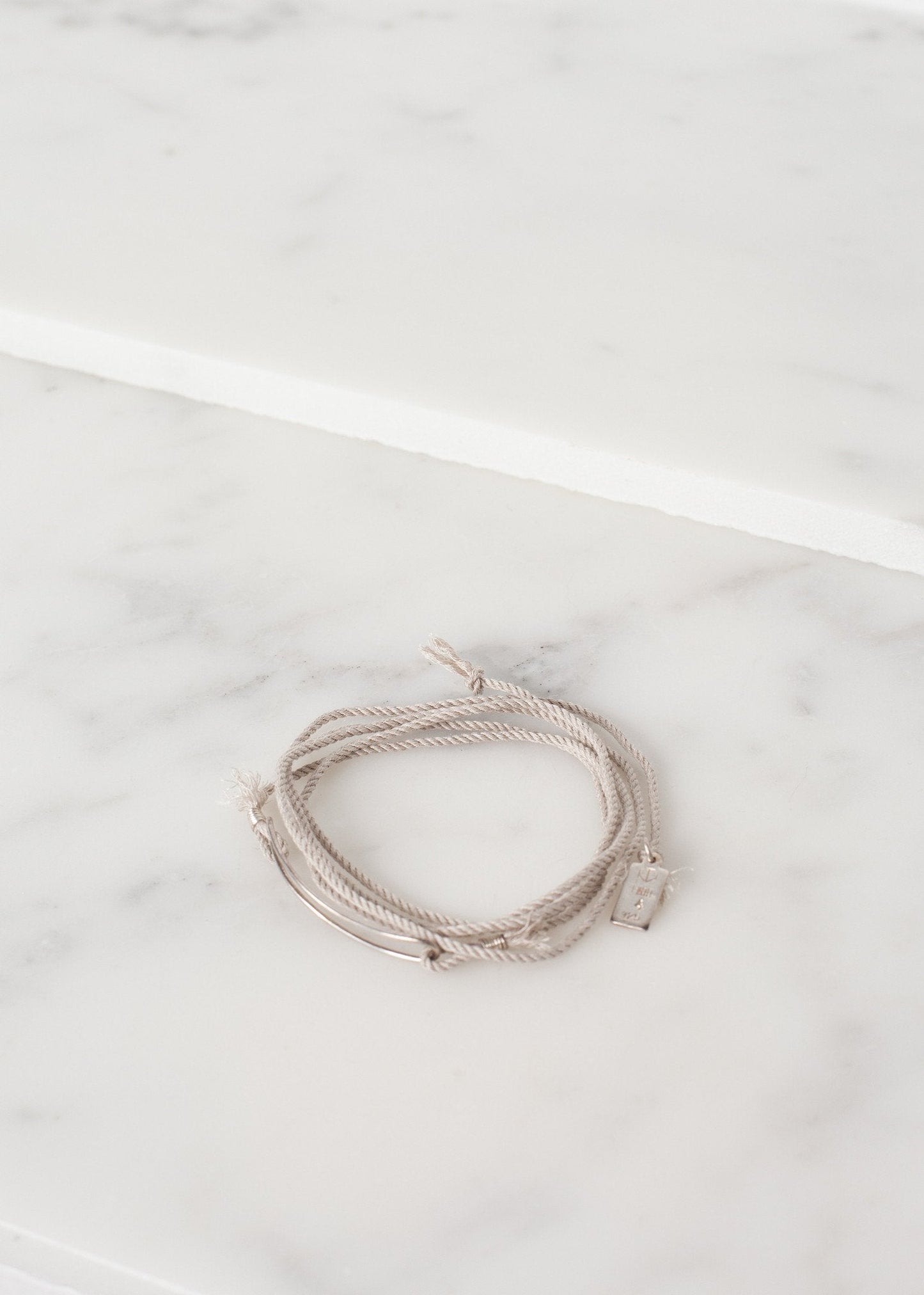 Armband 85 i Grå Siden/Silver