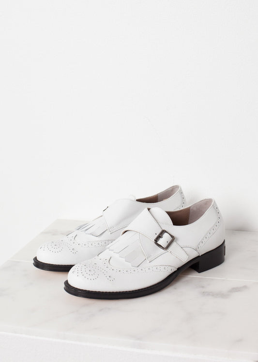 Scarpa da golf in bianco