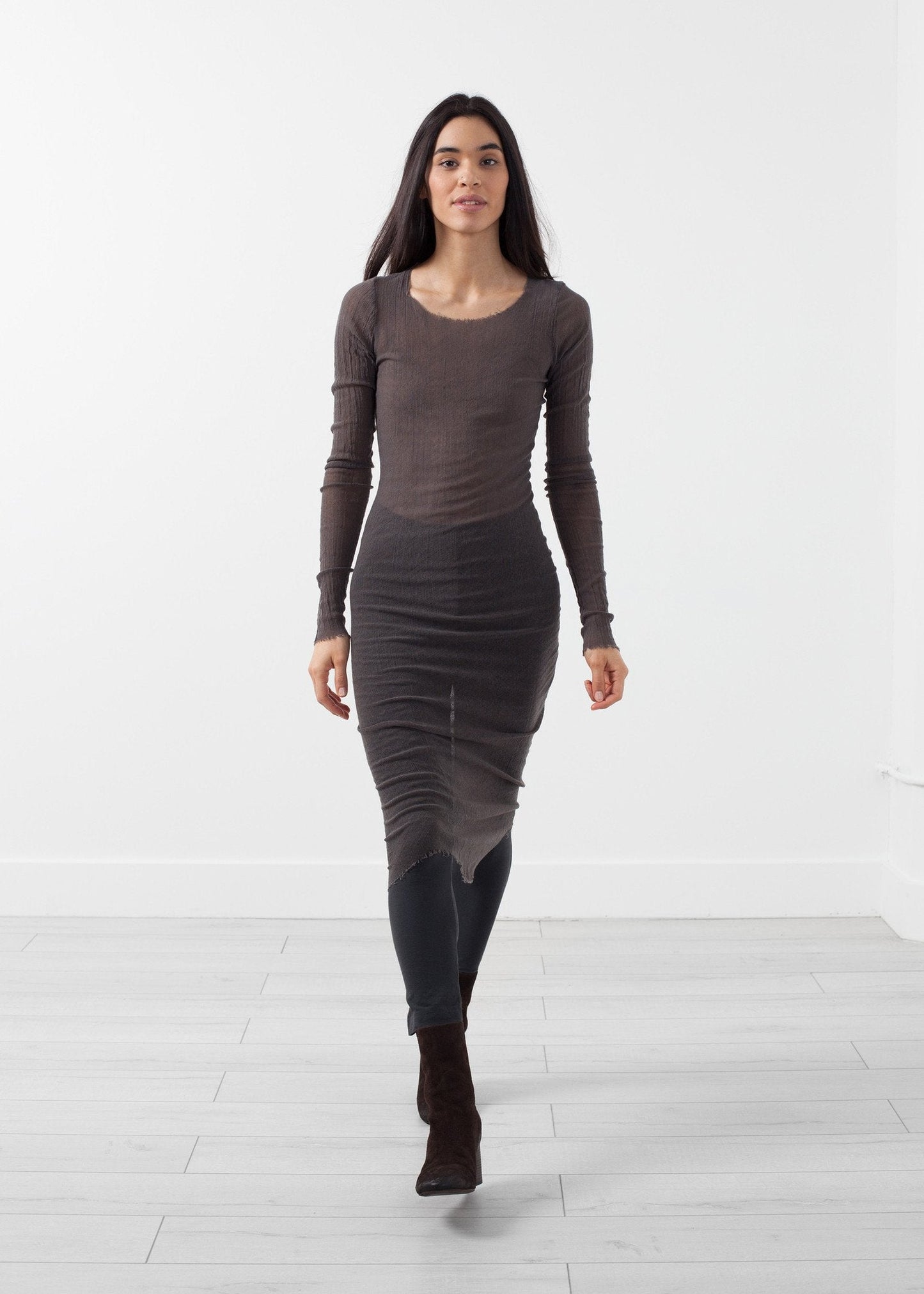 vestido transparente