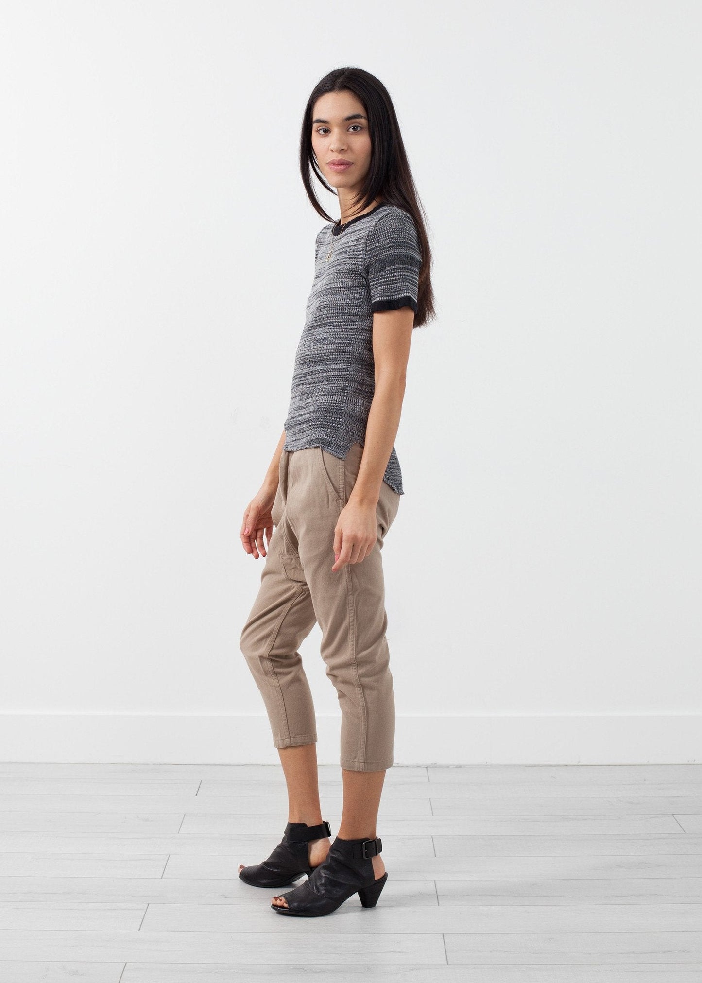 Pull en tricot gaufré