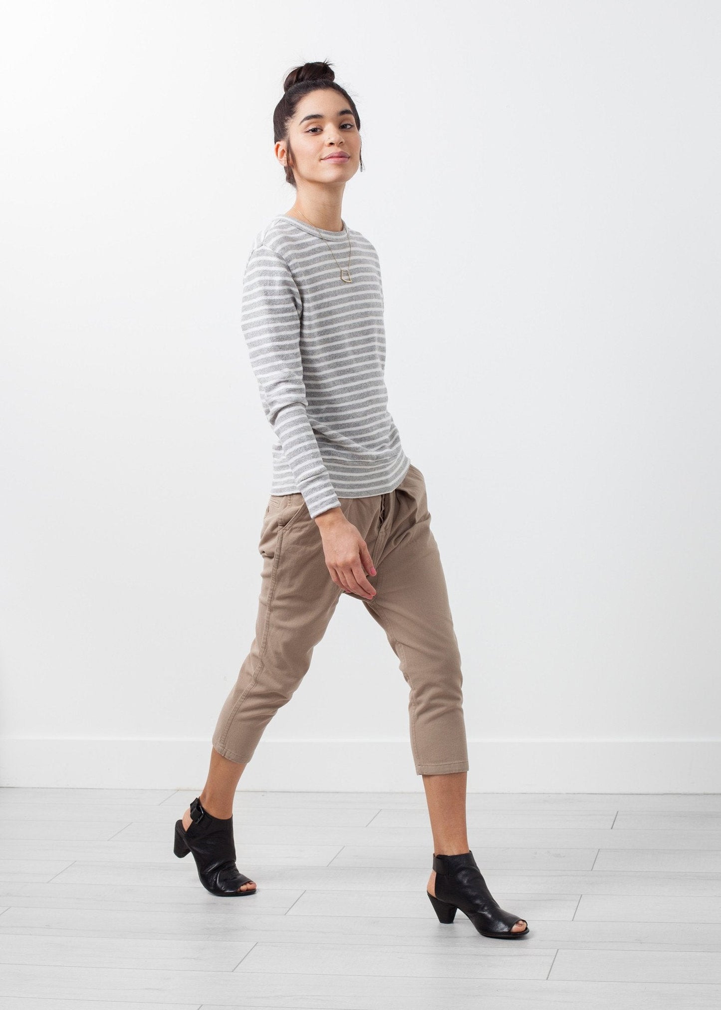 Gestreifter Pullover