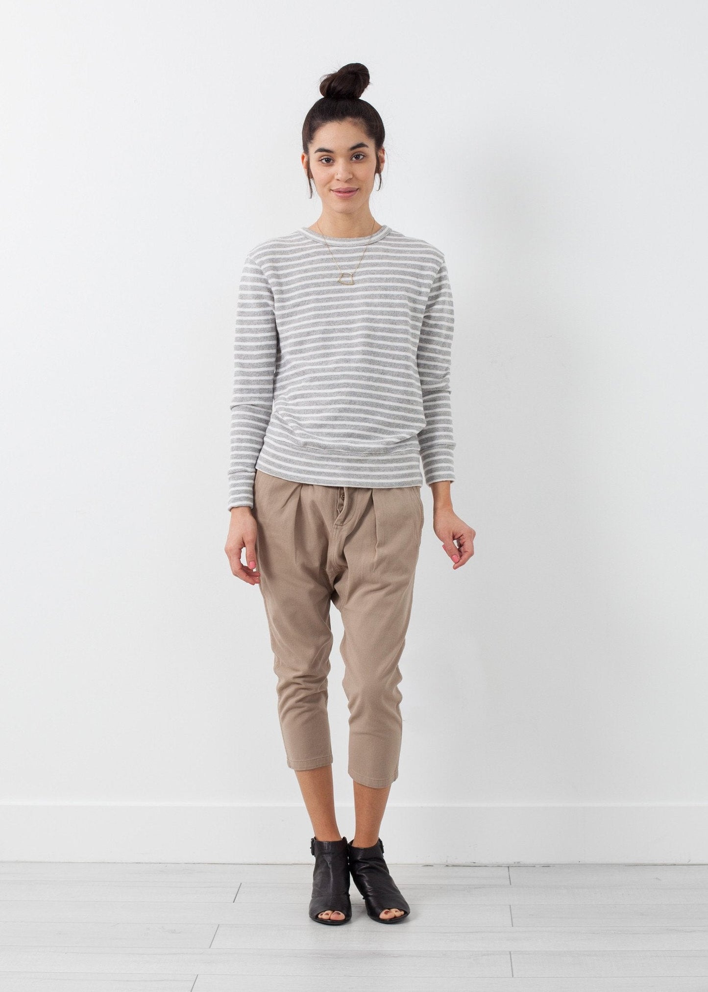 Gestreifter Pullover