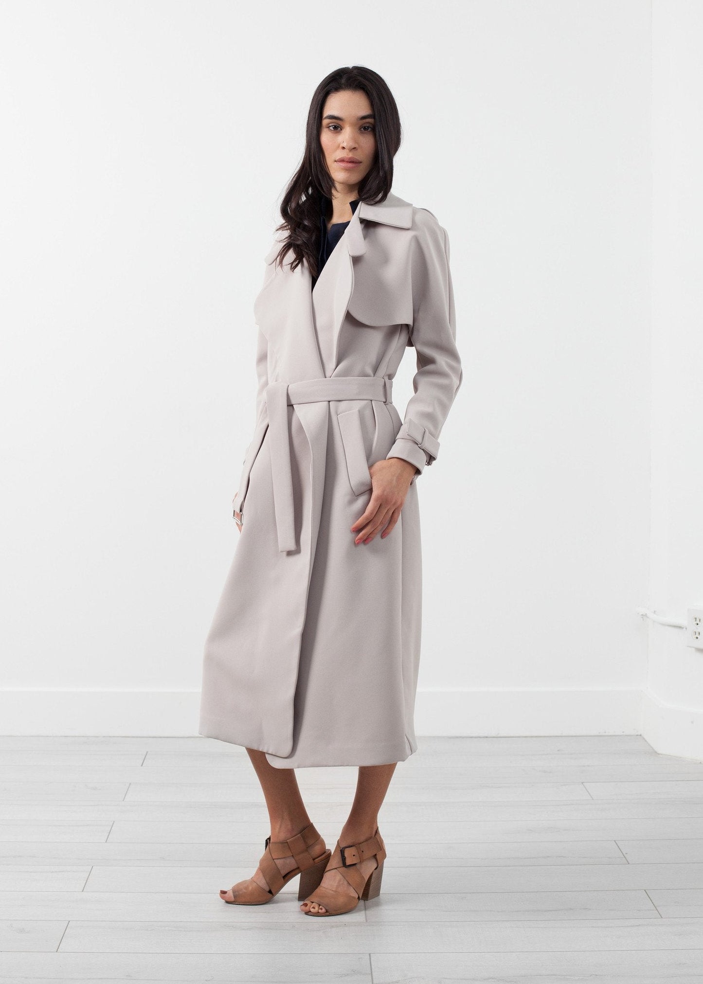 Orietta Coat i Tan