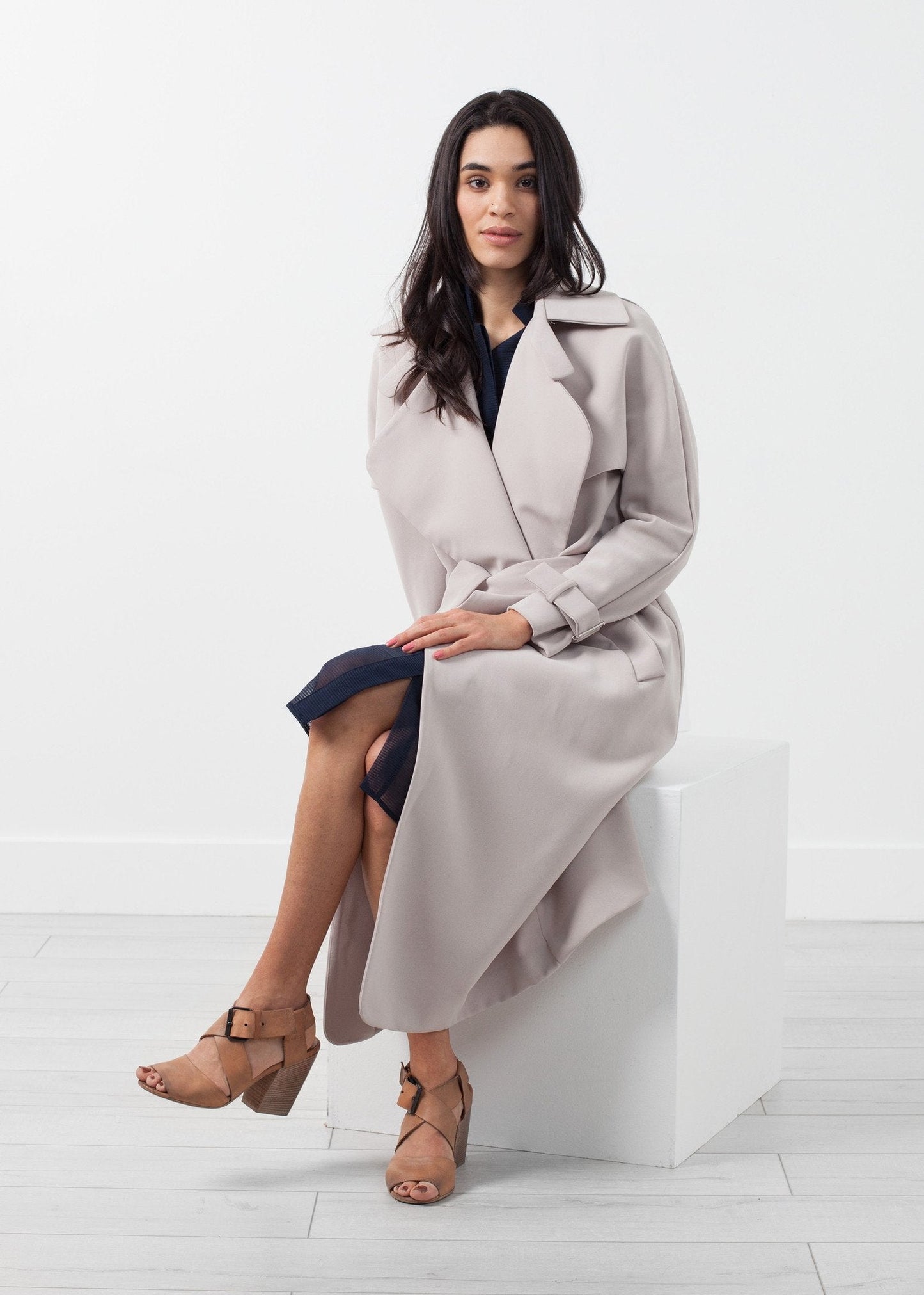 Orietta Coat i Tan