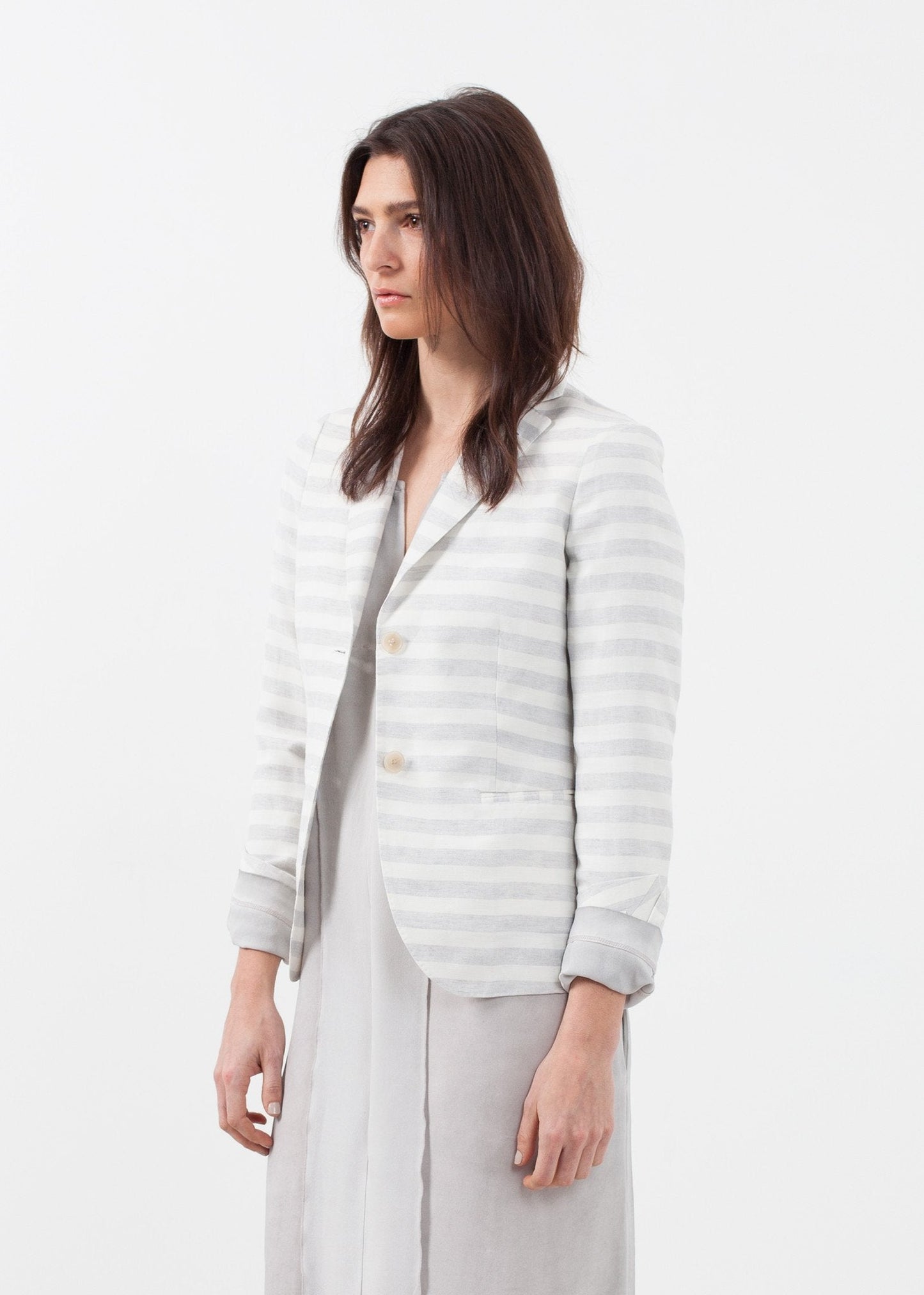 Blazer rayas lavanda