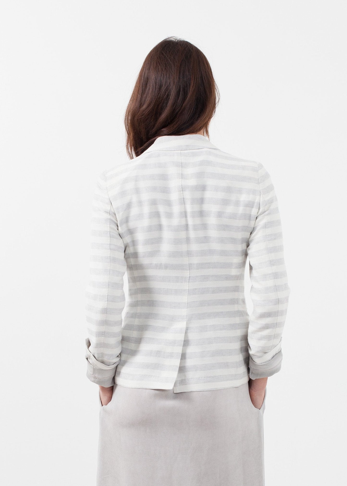 Blazer rayas lavanda