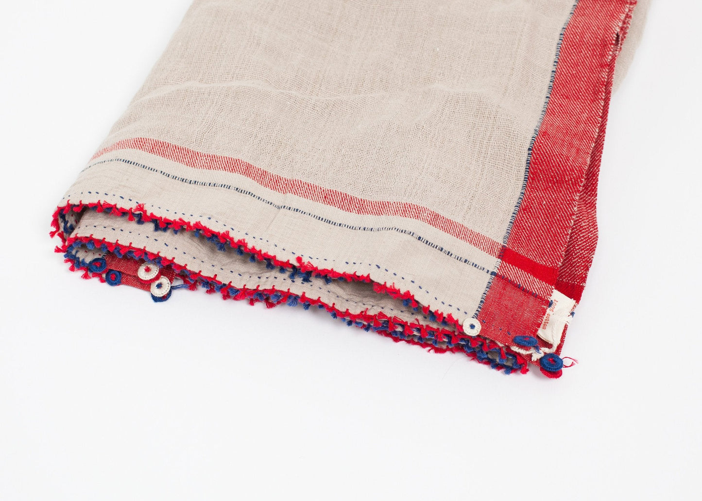 Tissu à franges