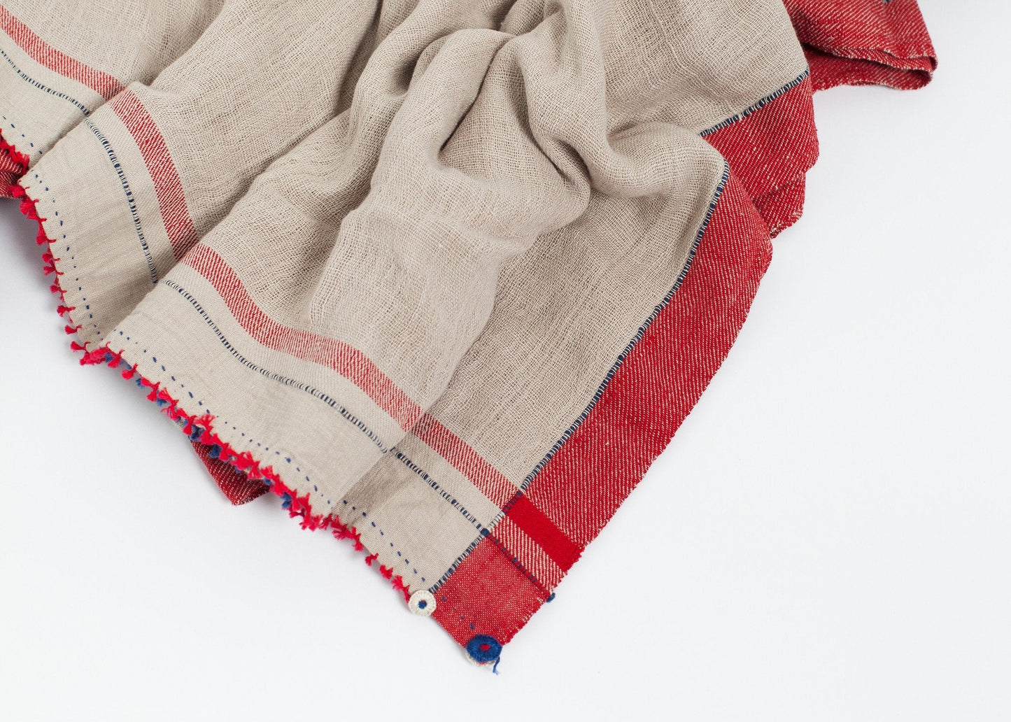 Tissu à franges