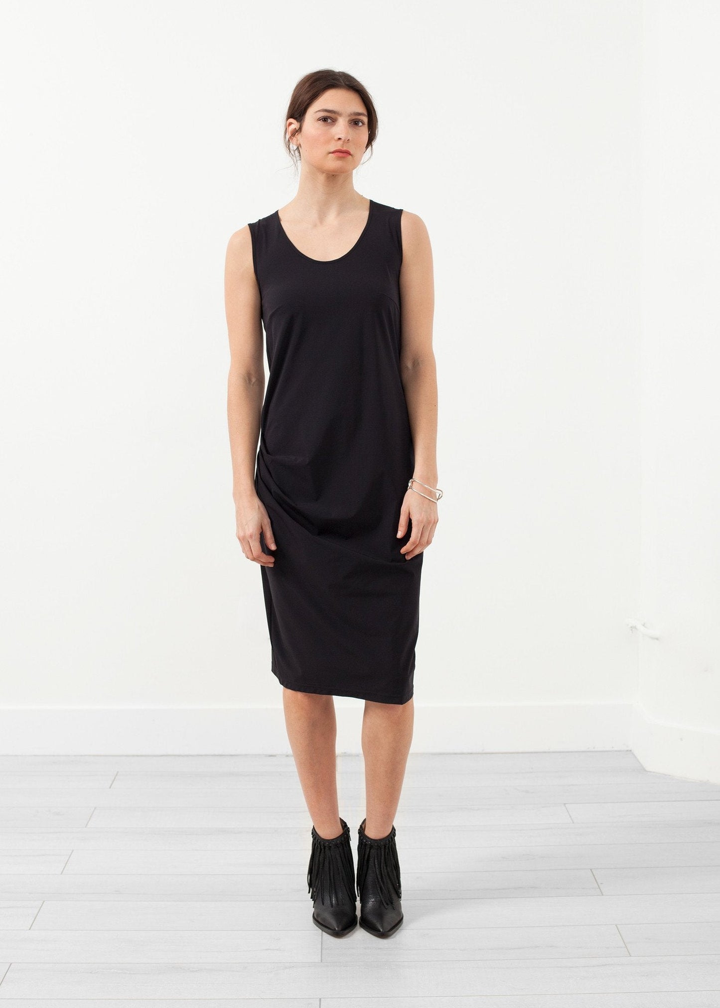 Vestido ajustado sin mangas