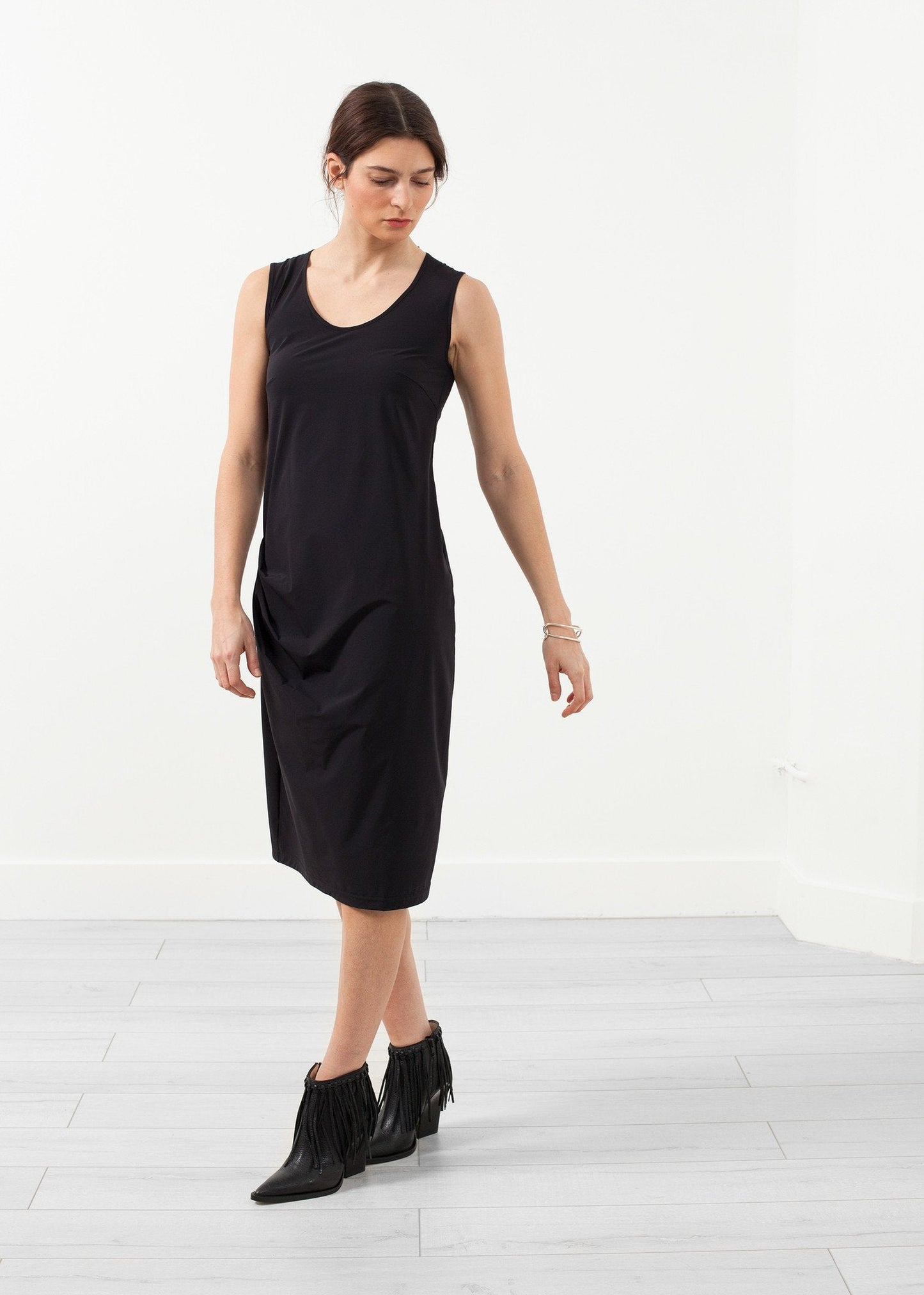 Vestido ajustado sin mangas