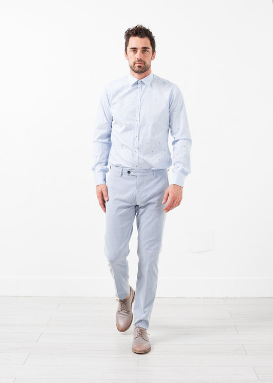 Pantalon texturé