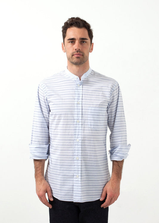 Chemise habillée à col mao