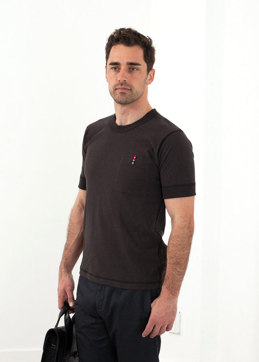 T-shirt en jersey interlock