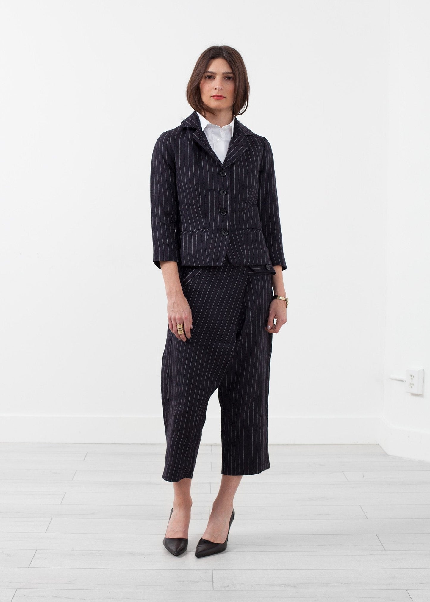 Blazer de rayas diplomáticas