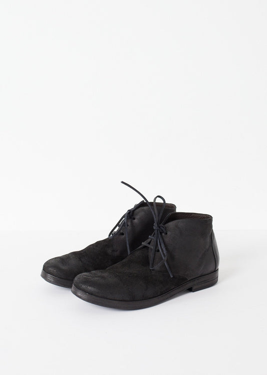 Bottine courte Listello en noir