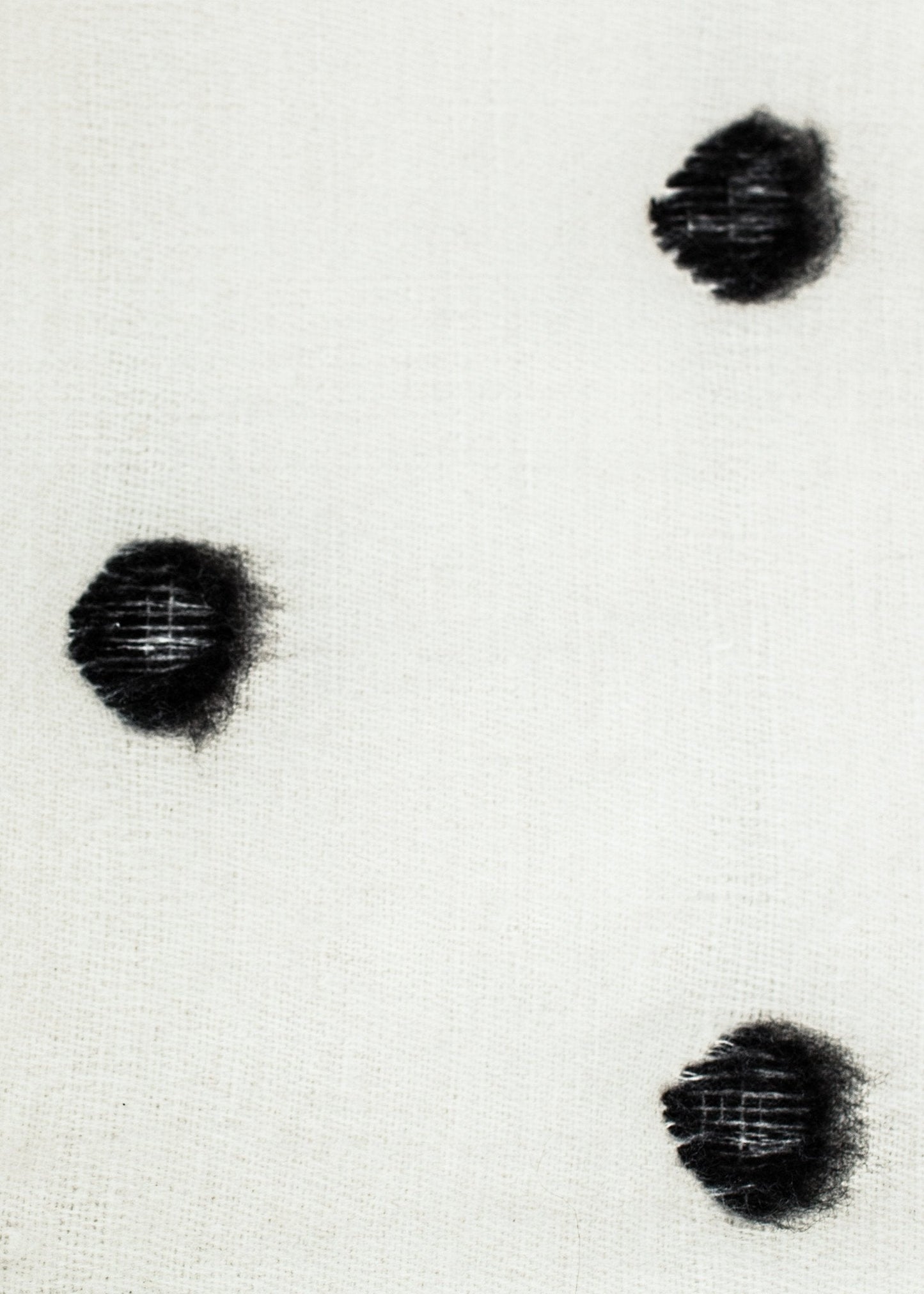 Cashmere Dot Sjal i Svart/Vit