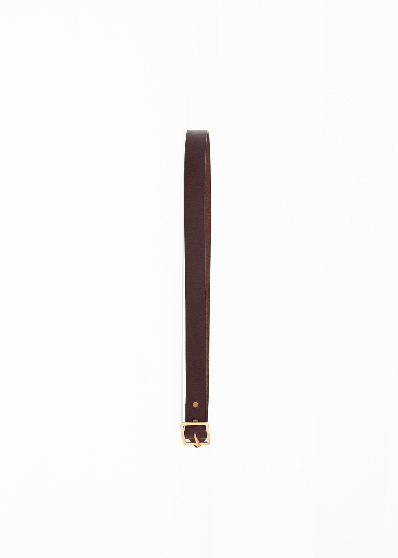 Ceinture unie en marron