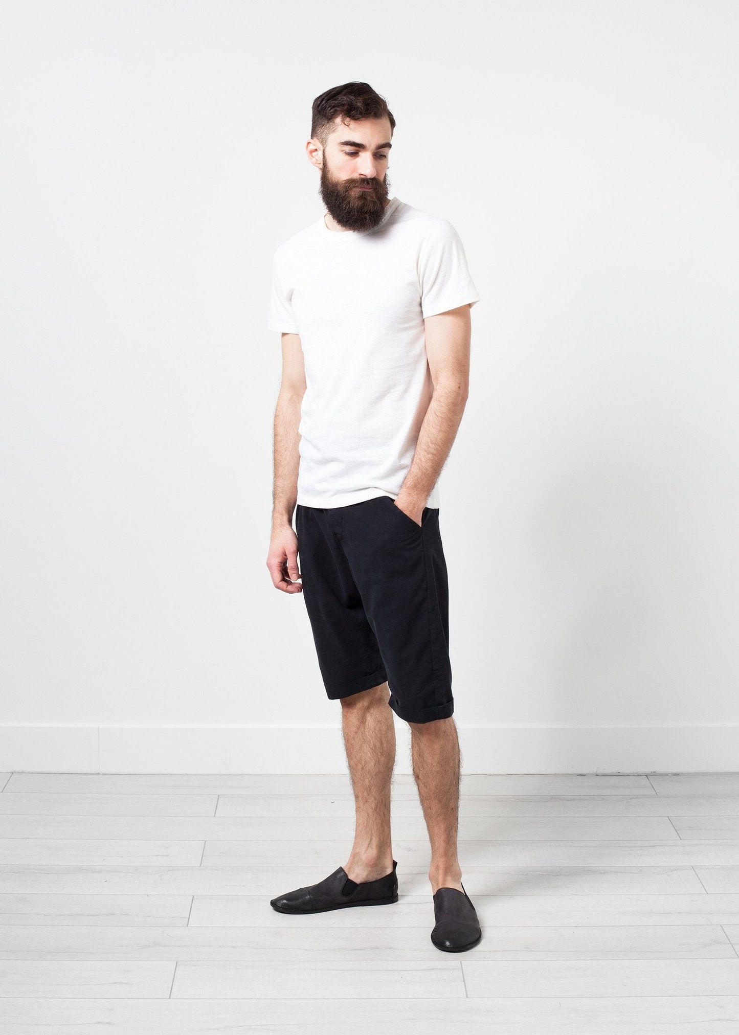 Camiseta Comfort de mezcla de lana blanca