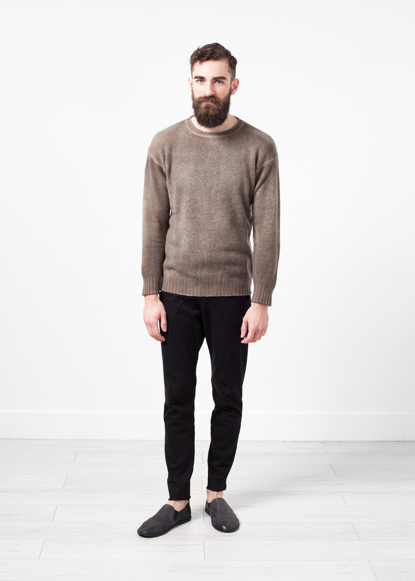 Pull en cachemire tricoté