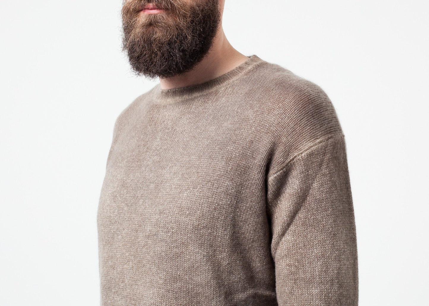 Pull en cachemire tricoté