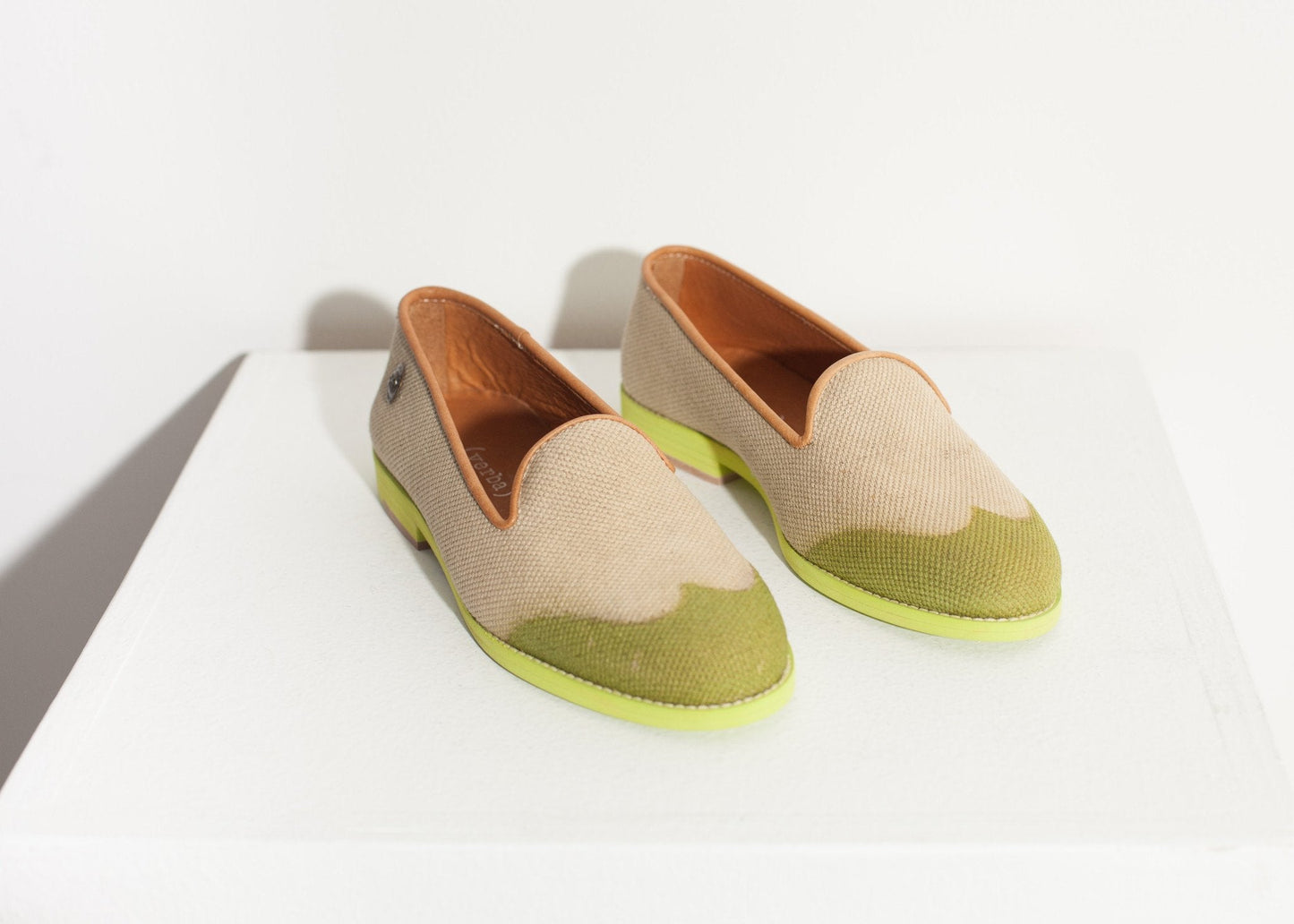 Wingtip-Loafer in Limette